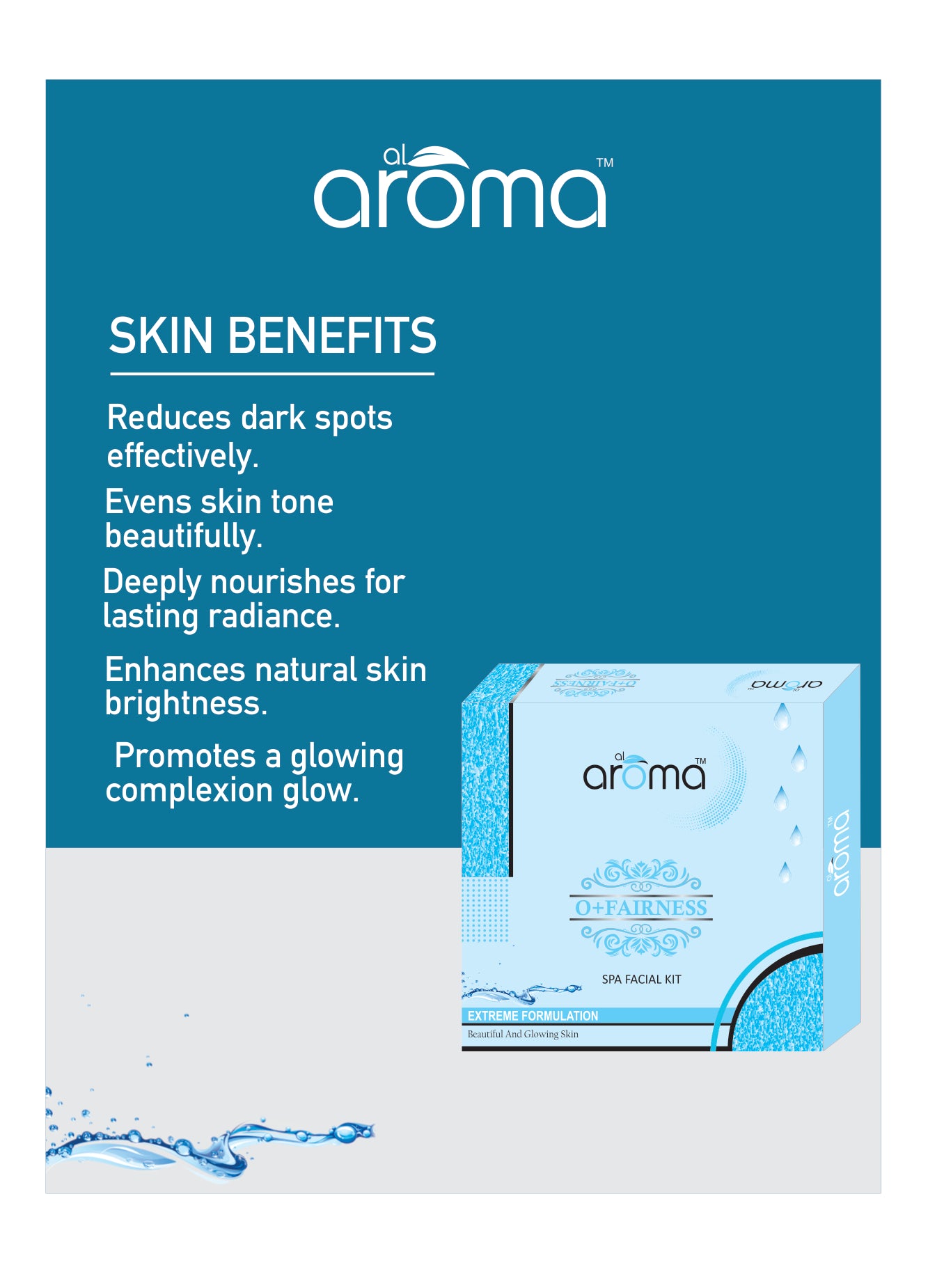O+ Fairness Spa Facial Kit – Skin Brightening & Tan Removal Treatment for All Skin Types
