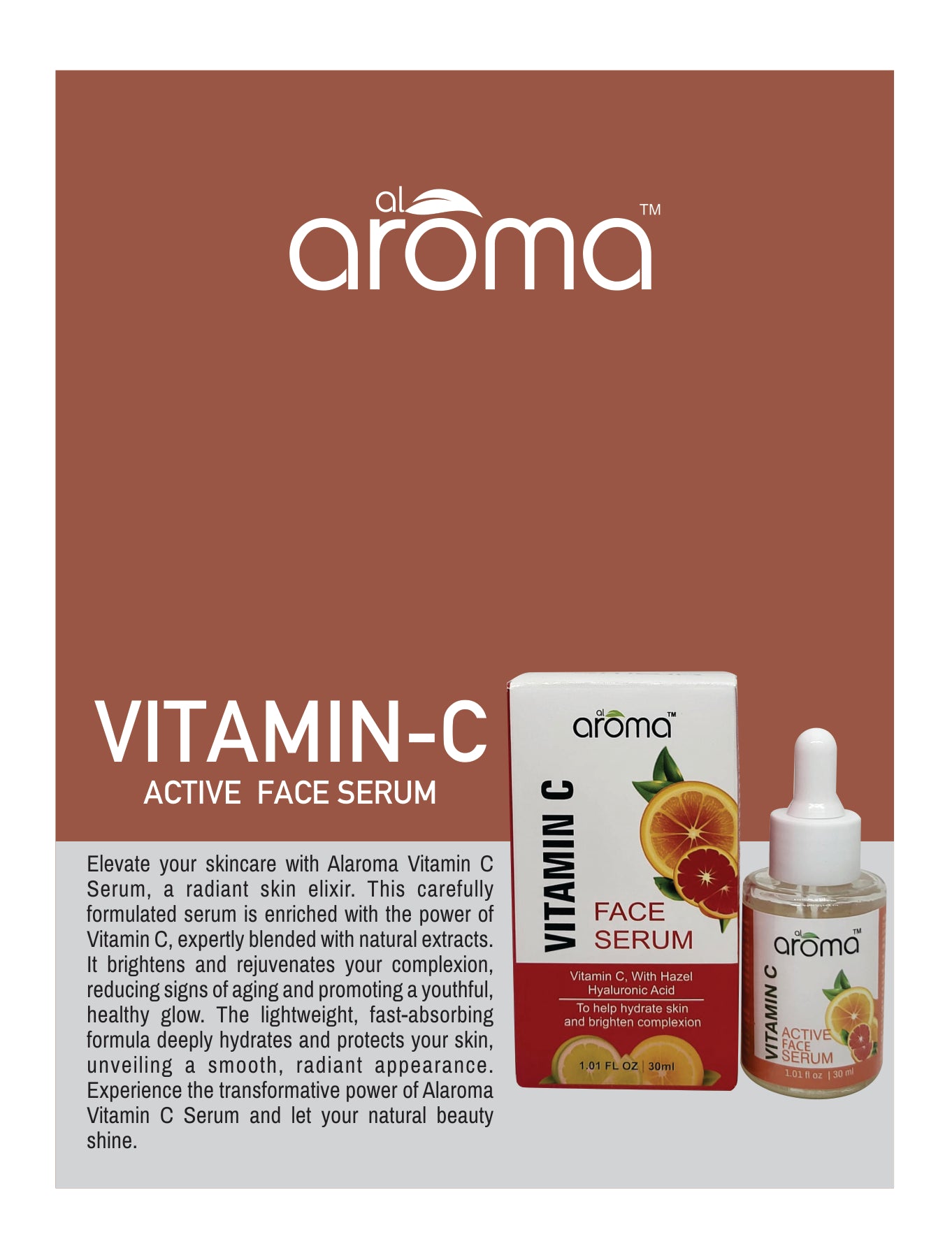 Vitamin C Face Serum – Brightening & Anti-Pigmentation Serum for Glowing, Even-Toned Skin