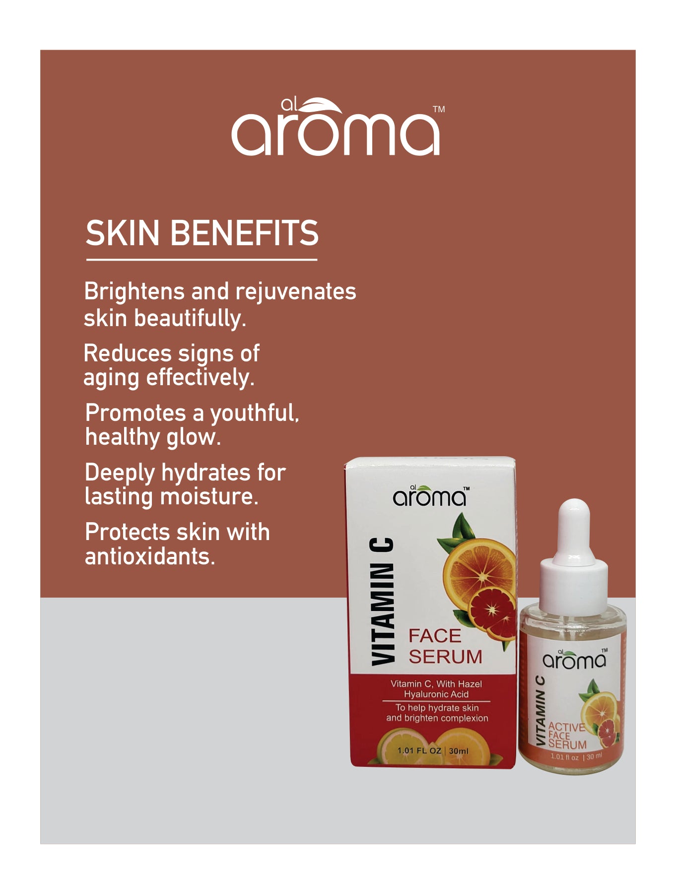 Vitamin C Face Serum – Brightening & Anti-Pigmentation Serum for Glowing, Even-Toned Skin