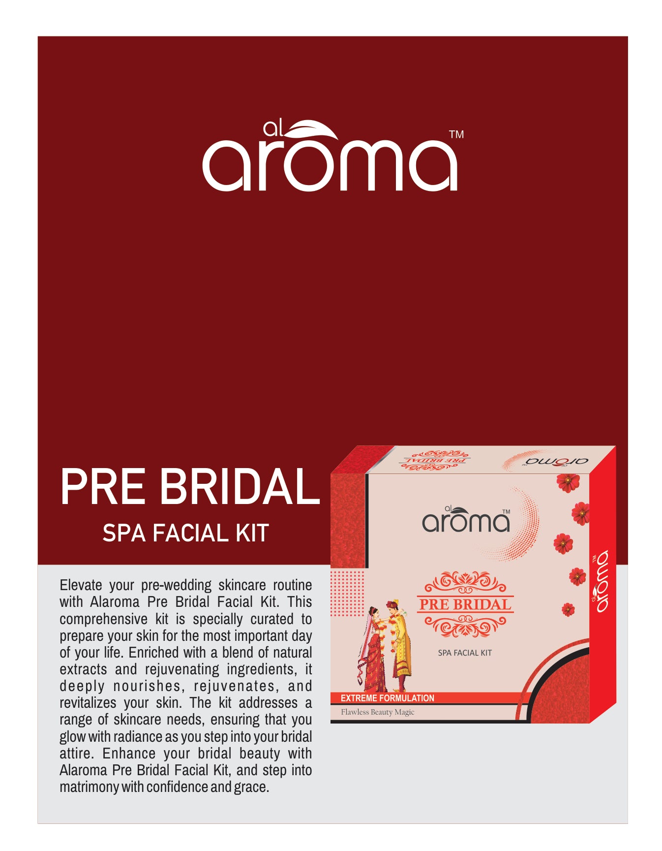 Pre Bridal Glow Spa Facial Kit – Bridal Radiance & Deep Skin Nourishment for All Skin Types