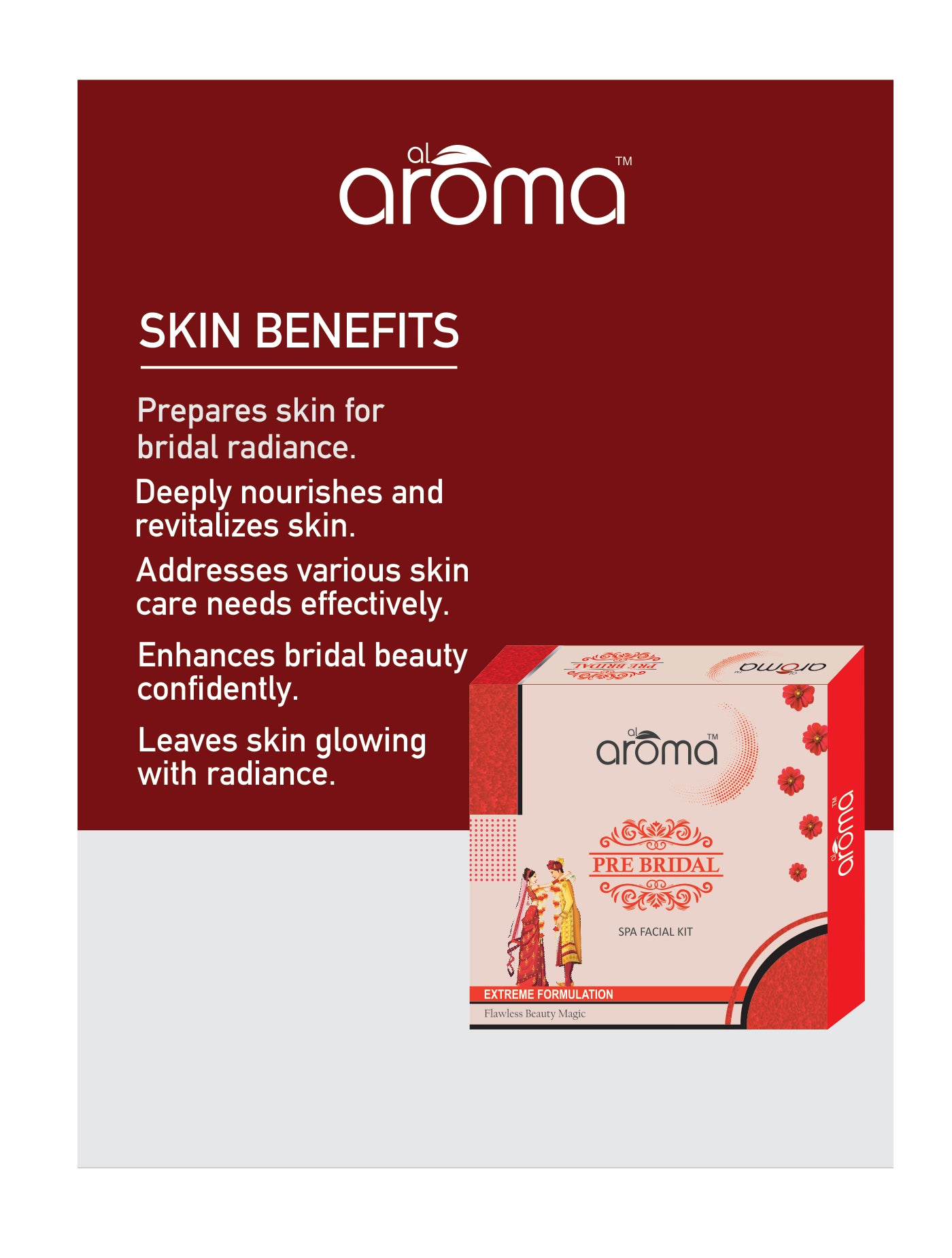 Pre Bridal Glow Spa Facial Kit – Bridal Radiance & Deep Skin Nourishment for All Skin Types