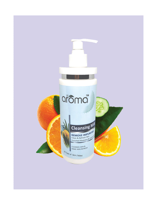 Cleansing Milk – Gentle Deep Cleanser with Aloe Vera & Vitamin E for Soft, Nourished Skin