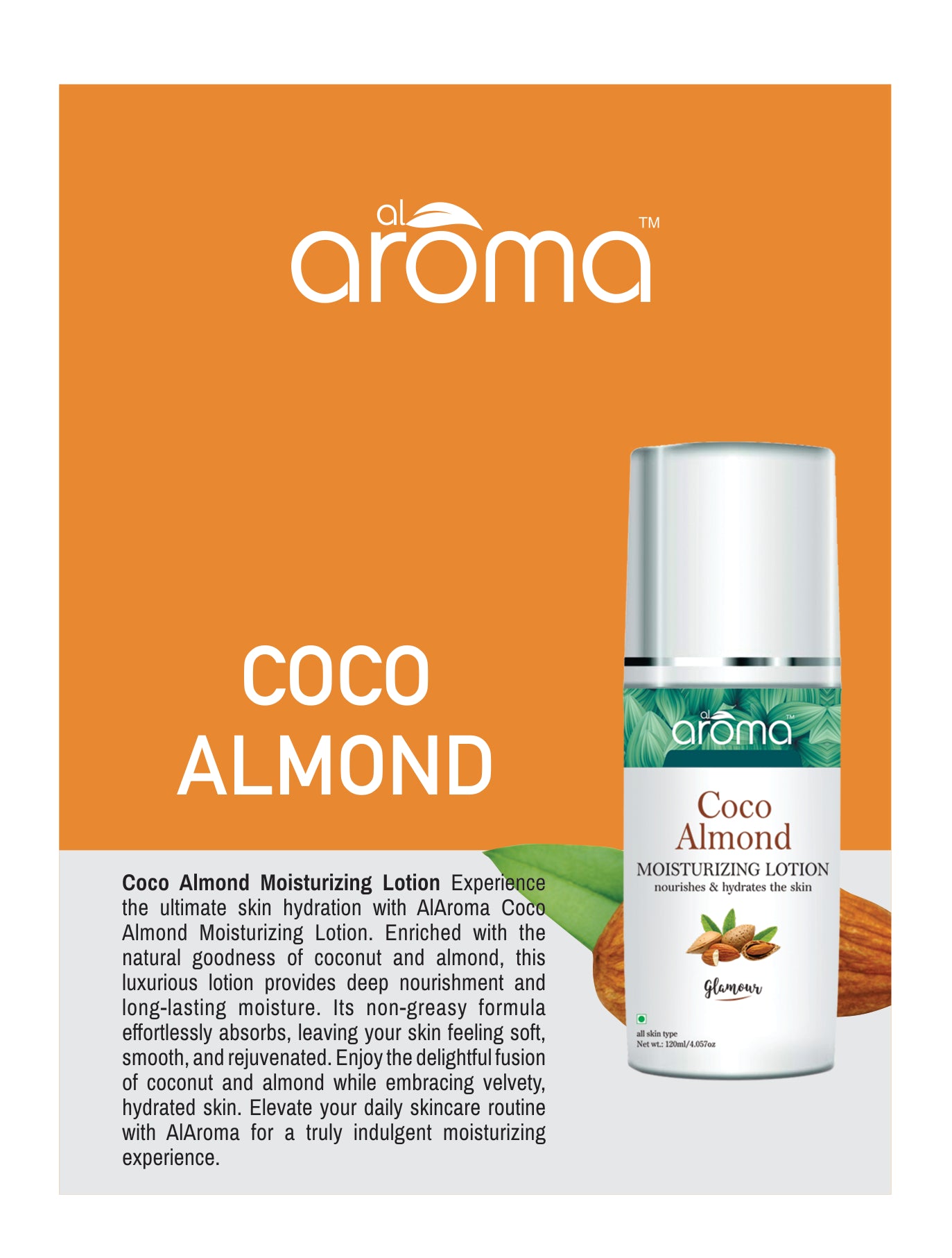 Coco Almond Moisturizing Lotion – Deep Nourishment for Dry & Rough Skin