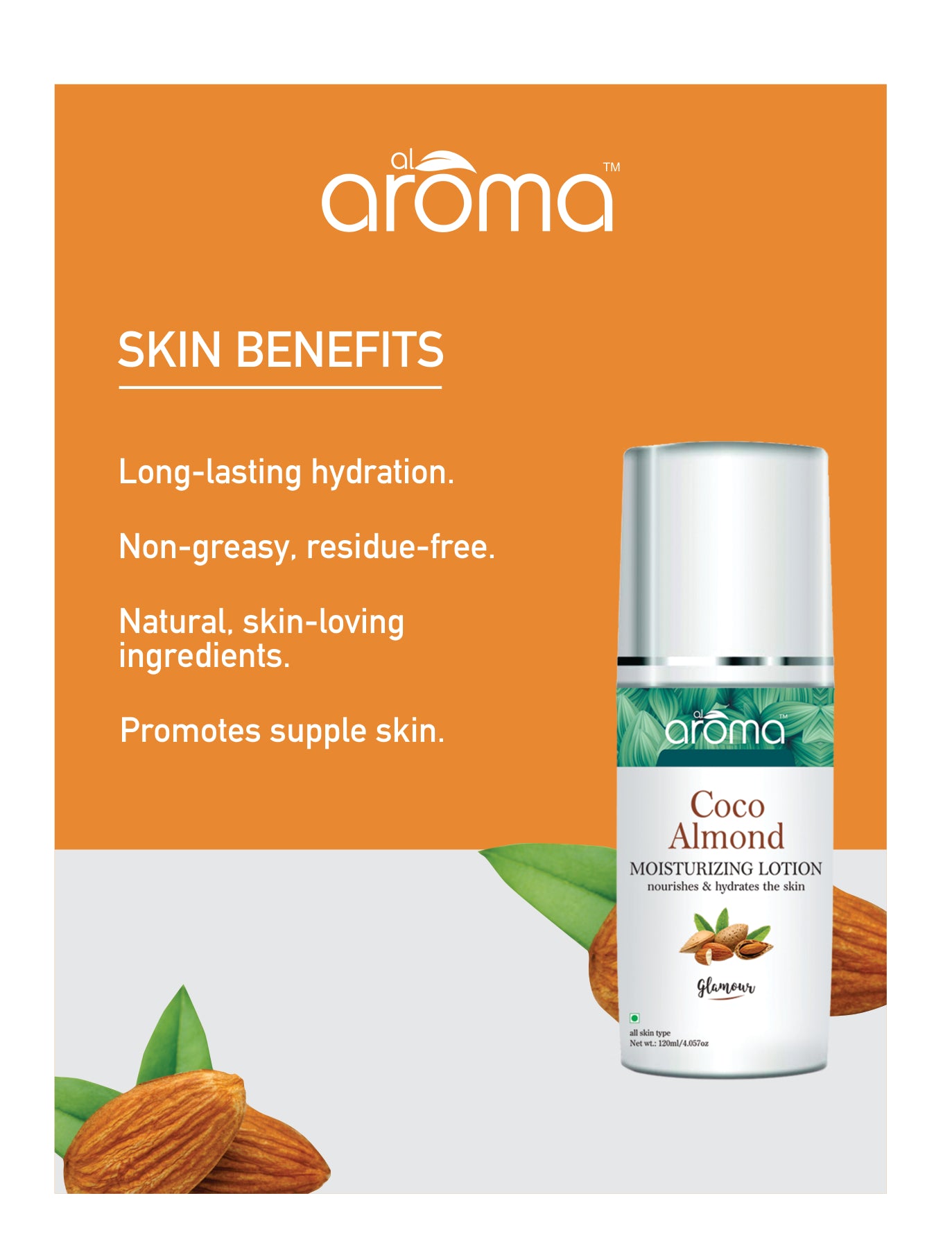 Coco Almond Moisturizing Lotion – Deep Nourishment for Dry & Rough Skin