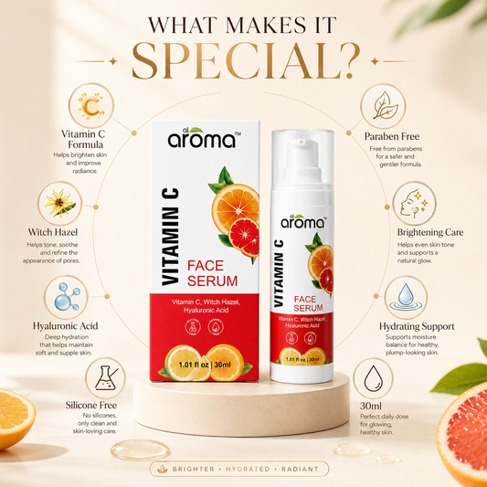 Vitamin C Face Serum – Brightening & Anti-Pigmentation Serum for Glowing, Even-Toned Skin