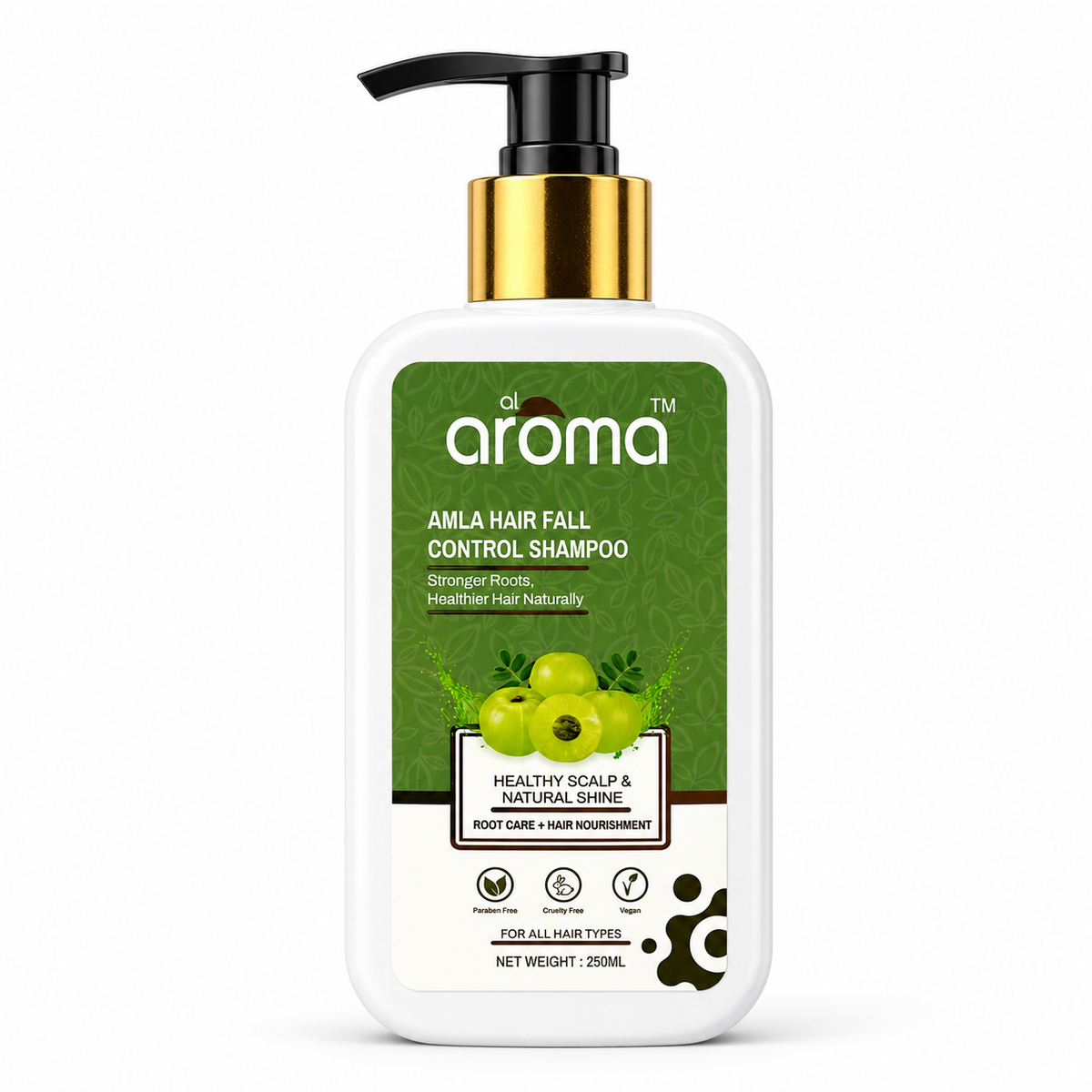 Amla Shampoo – Hair Fall Control & Strengthening Shampoo with Natural Amla Extract