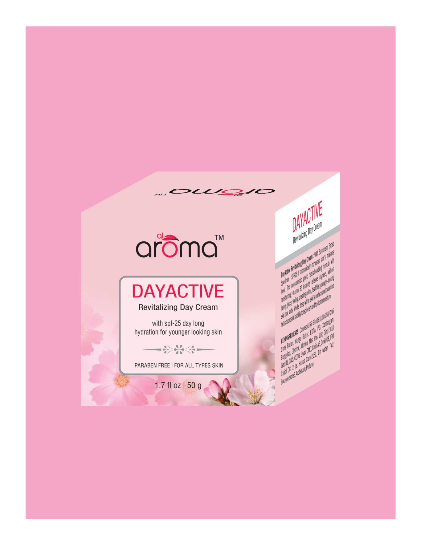 Day Active Revitalizing Cream With SPF 25 – Daily Moisturizer with Sun Protection & Skin Brightening