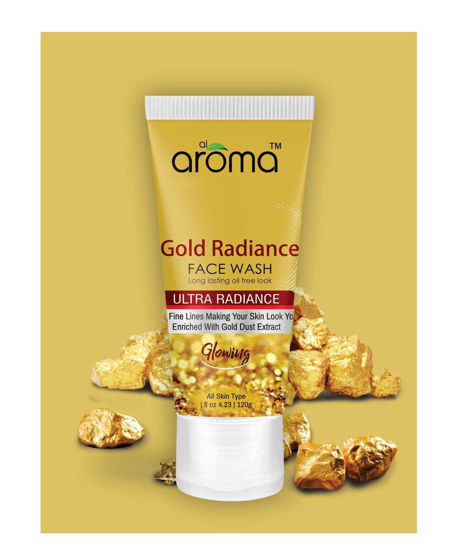 Gold Radiance Face Wash – Luxurious Cleanser for Glowing & Youthful Skin