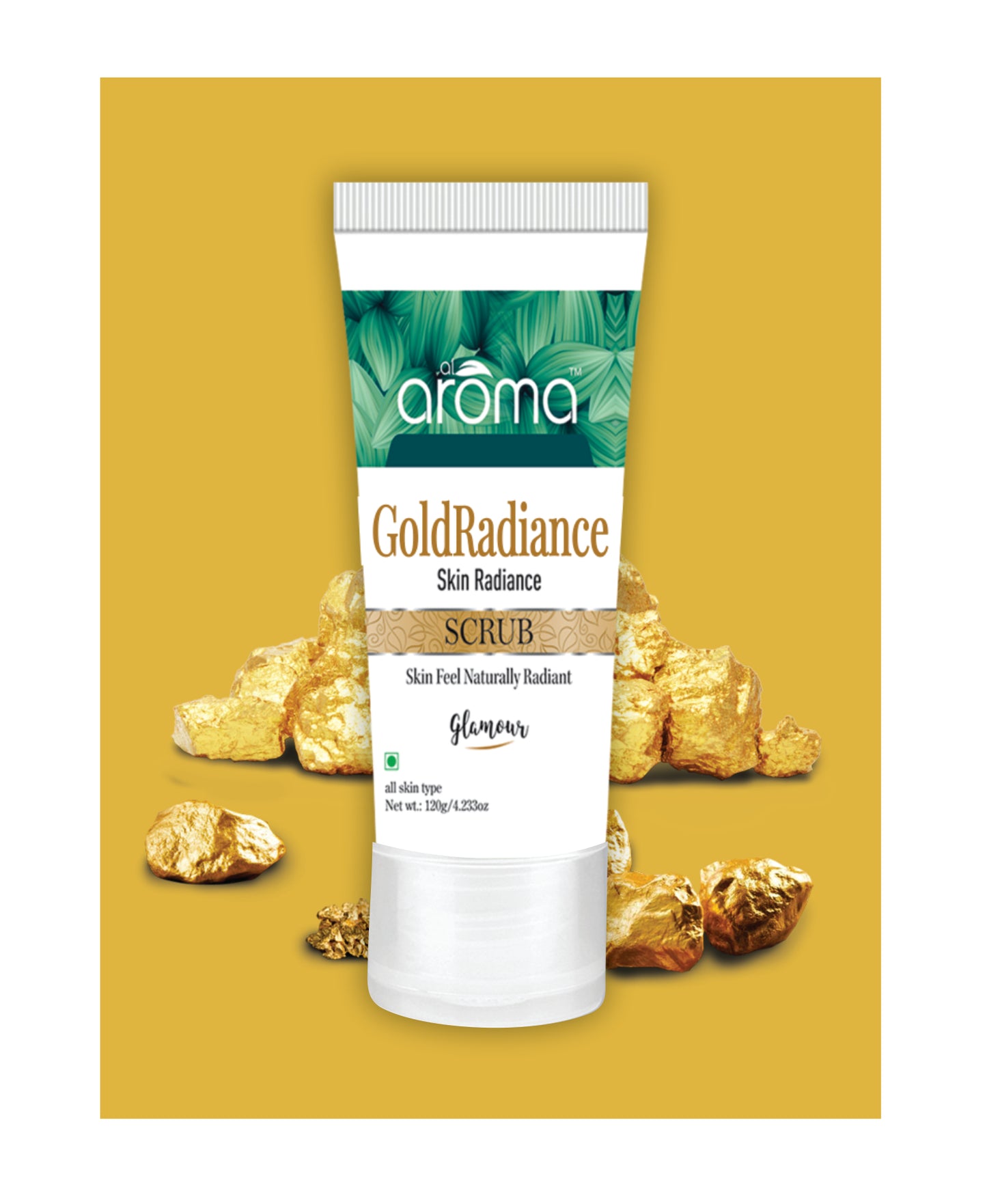Gold Radiance Face Scrub – Luxurious Gold Exfoliator for Glowing & Smooth Skin