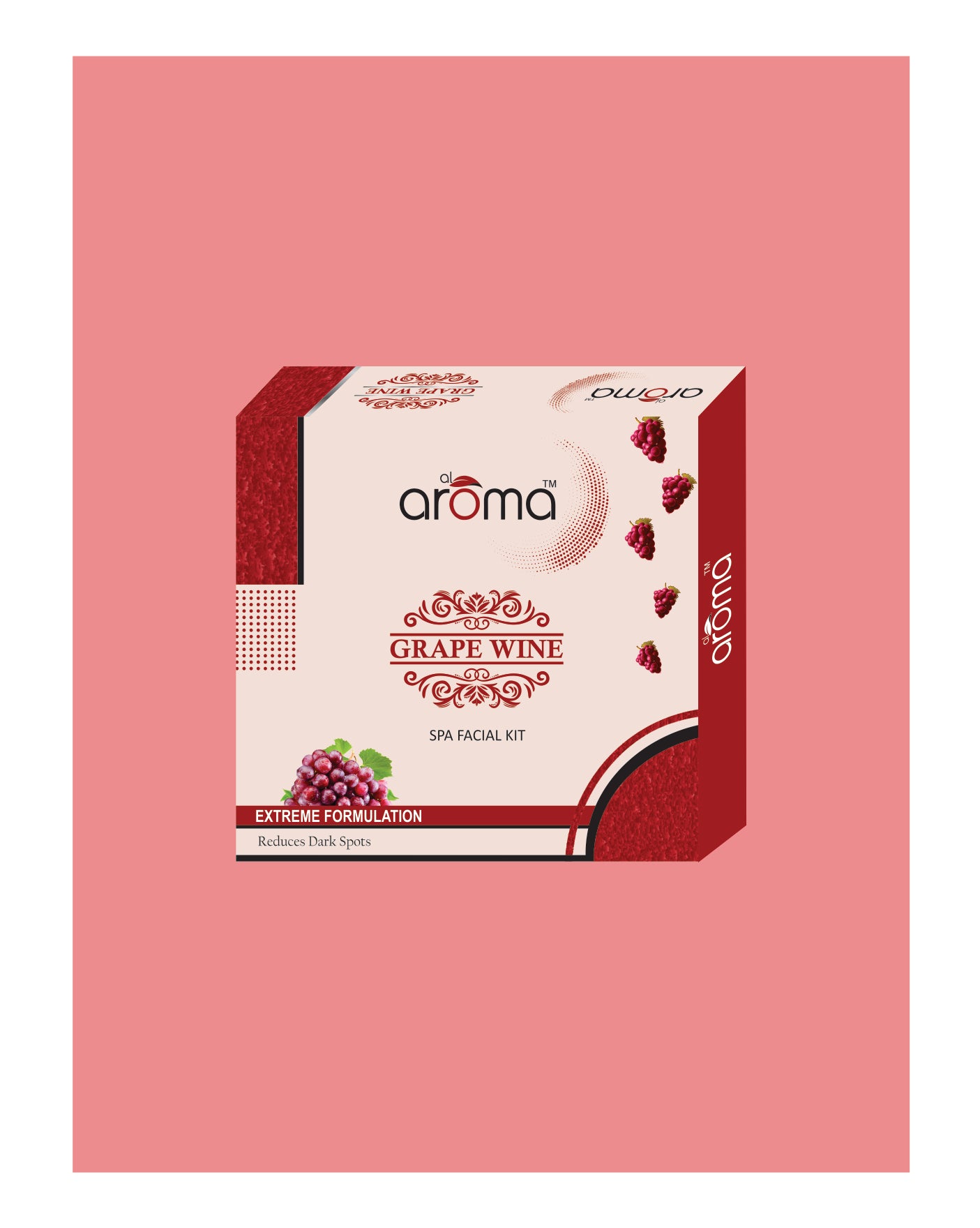 Grape Wine Spa Facial Kit – Rejuvenating Facial Glow Treatment for All Skin Types