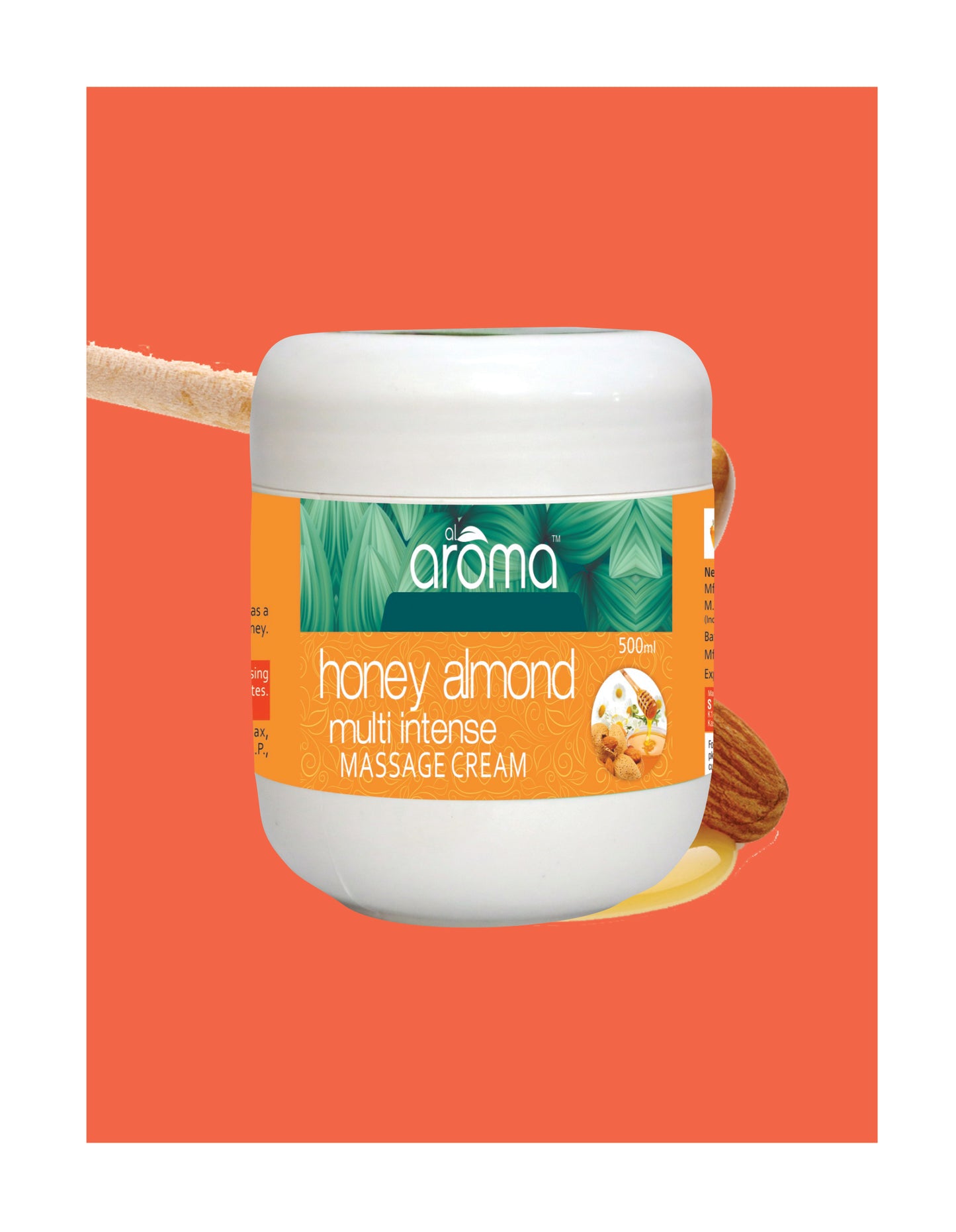 Honey Almond Massage Cream – Deep Moisturizing & Softening Cream for Dry and Dull Skin