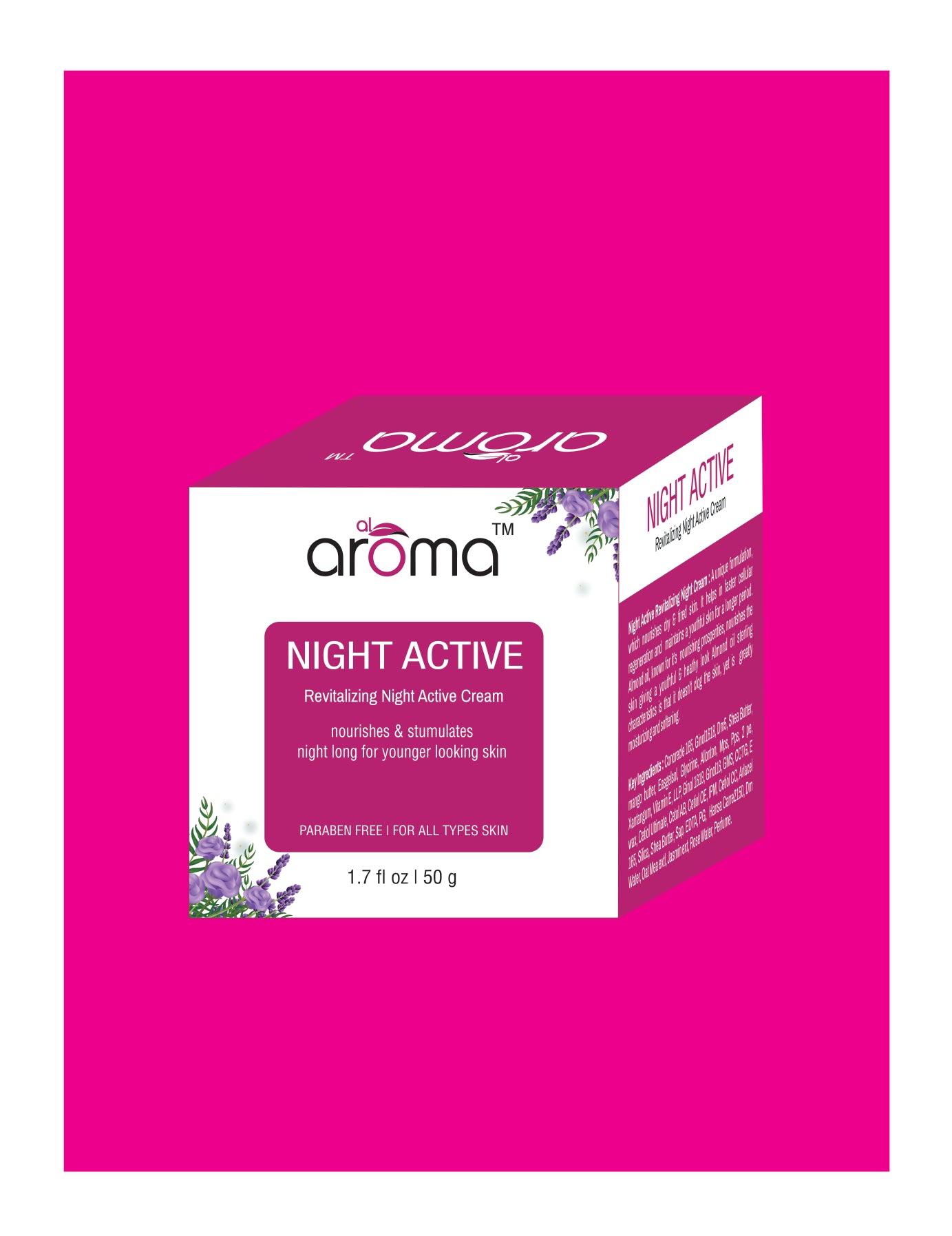 Night Active Revitalizing Cream – Overnight Repair & Hydration Cream for Glowing, Youthful Skin