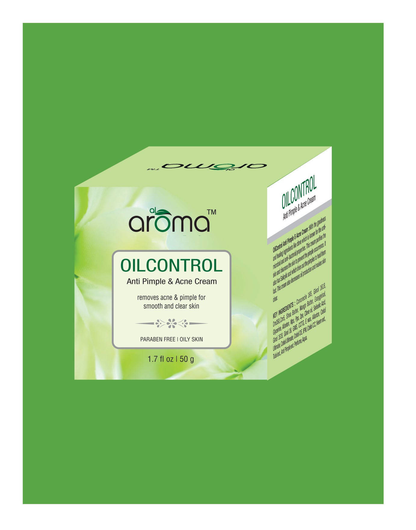 Oil Control Cream – Mattifying Moisturizer for Oily, Acne-Prone & Combination Skin