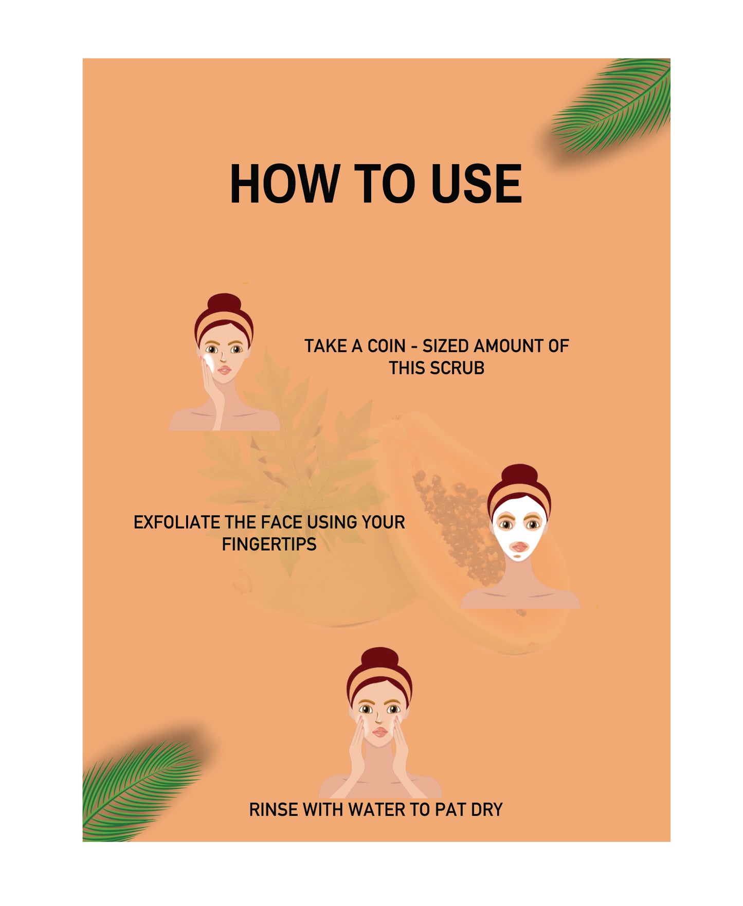 Papaya Care Face Scrub – Tan Removal & Brightening Scrub for Smooth, Glowing Skin