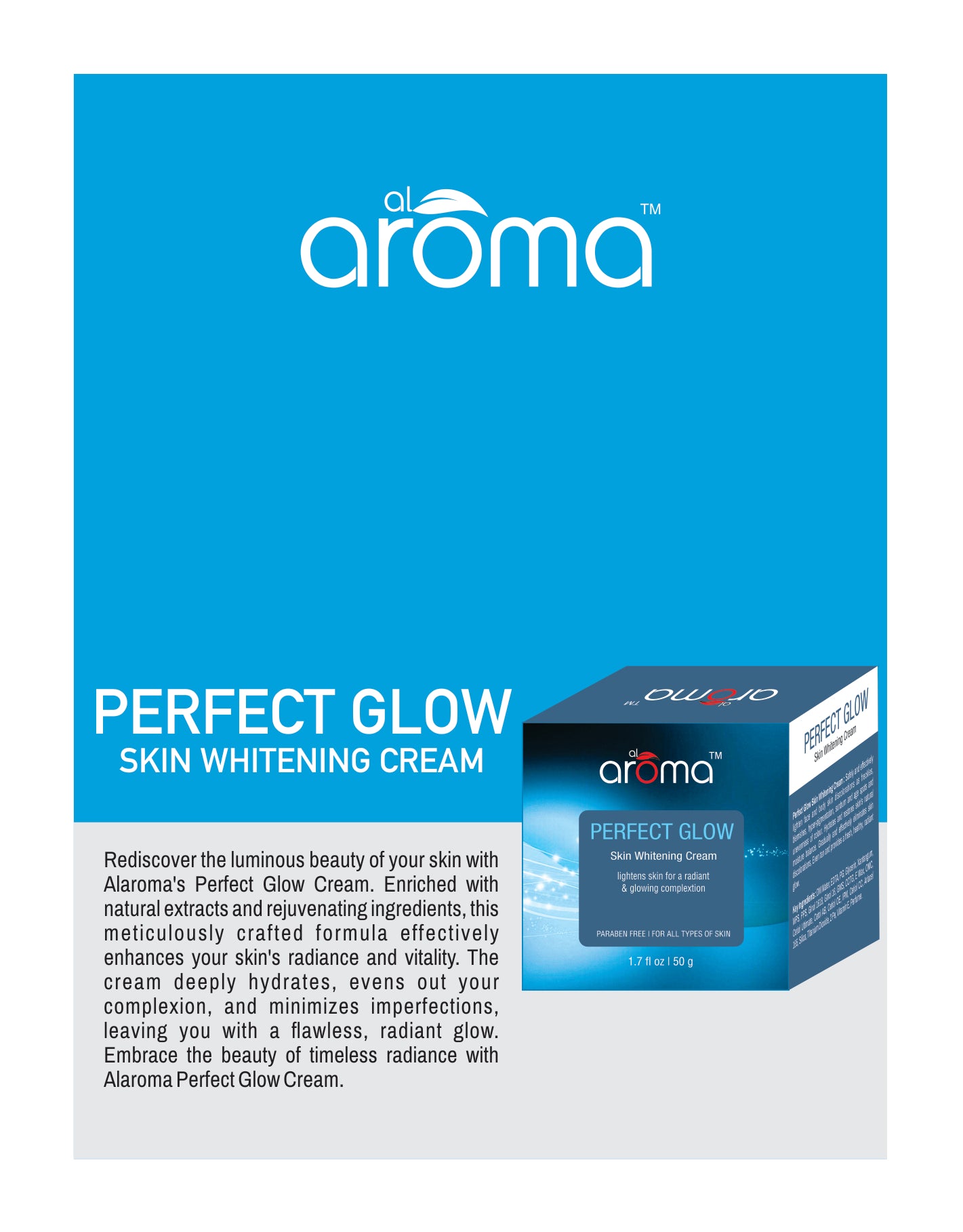 Perfect Glow Skin Whitening Cream – Brightening & Even Tone Cream for Radiant Complexion