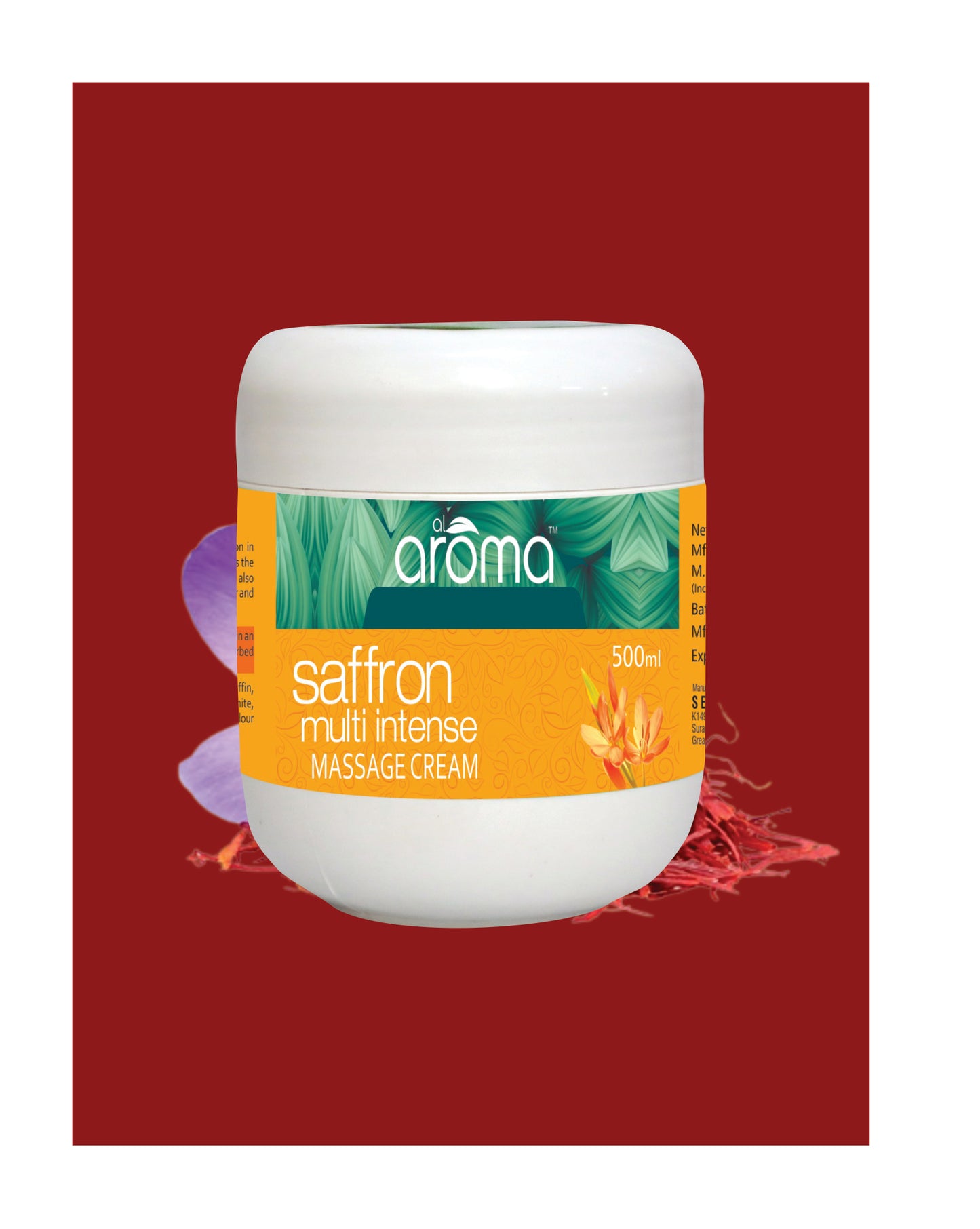 Saffron Massage Cream – Brightening & Skin Rejuvenating Cream for Radiant Glow