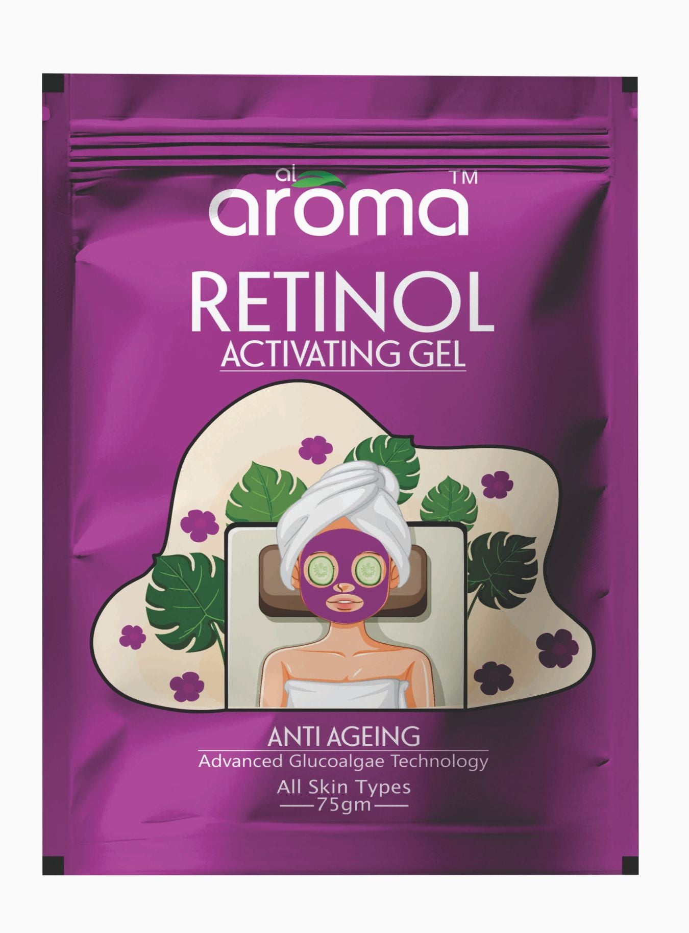 Retinol Algae Rubber Mask – Anti-Aging Peel-Off Mask with Retinol & Sea Algae for Firm, Youthful Skin