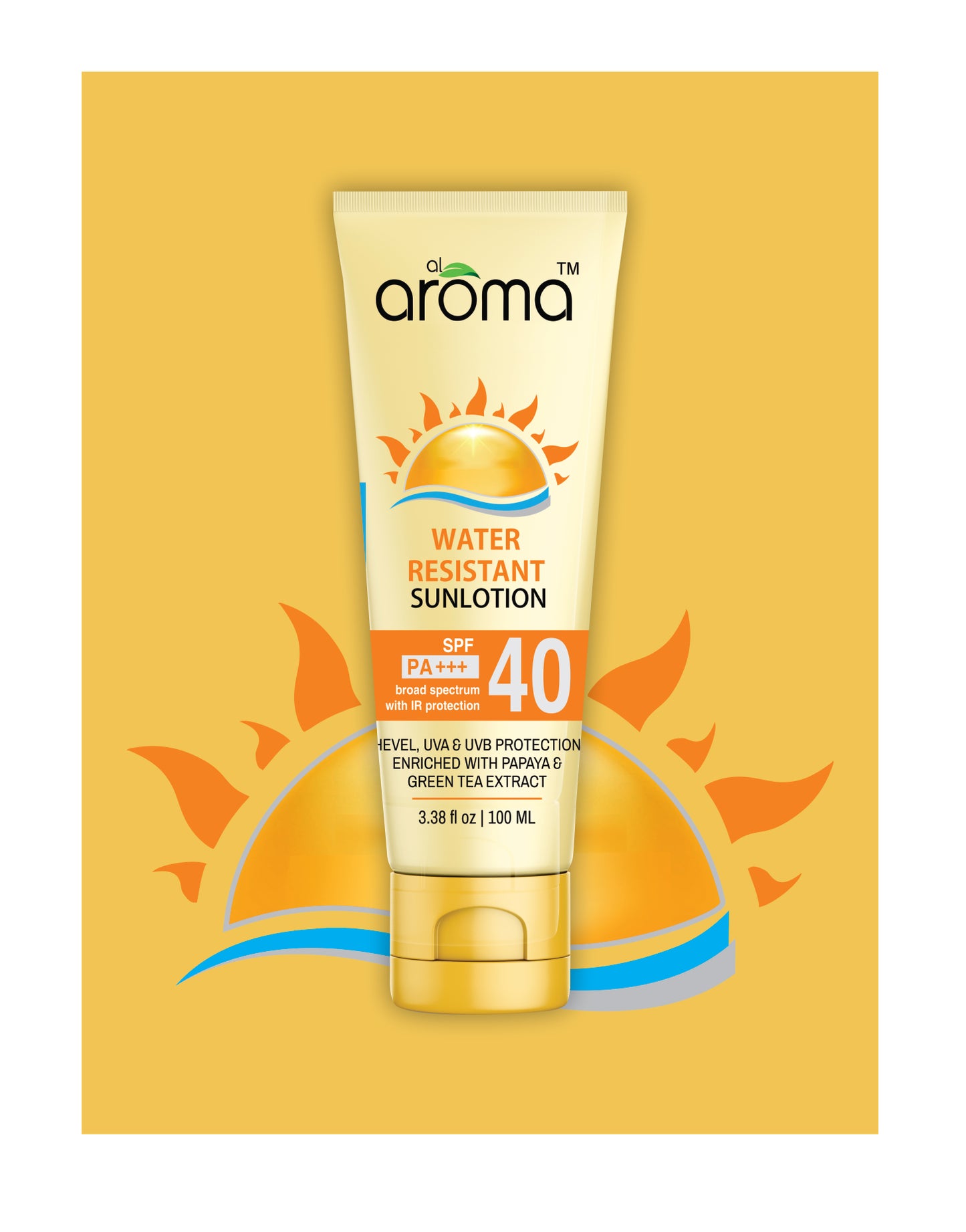 SPF 40 Mattifying Sunscreen Lotion – Broad Spectrum UV Protection with Oil Control Finish