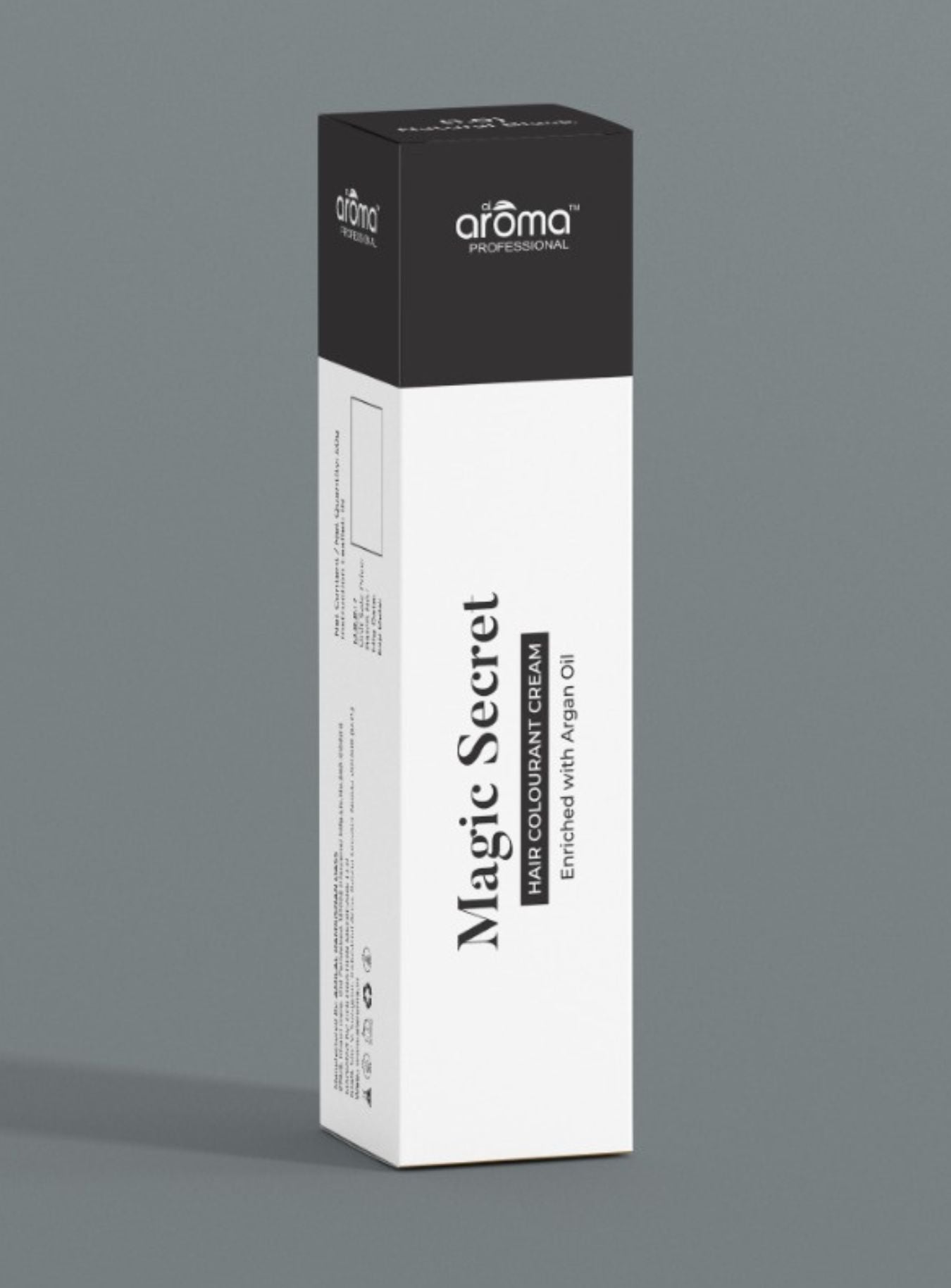 Magic Secret Hair Colourant Cream Natural Black (1.0) – Long-Lasting, Ammonia-Free Hair Color with Argan Oil