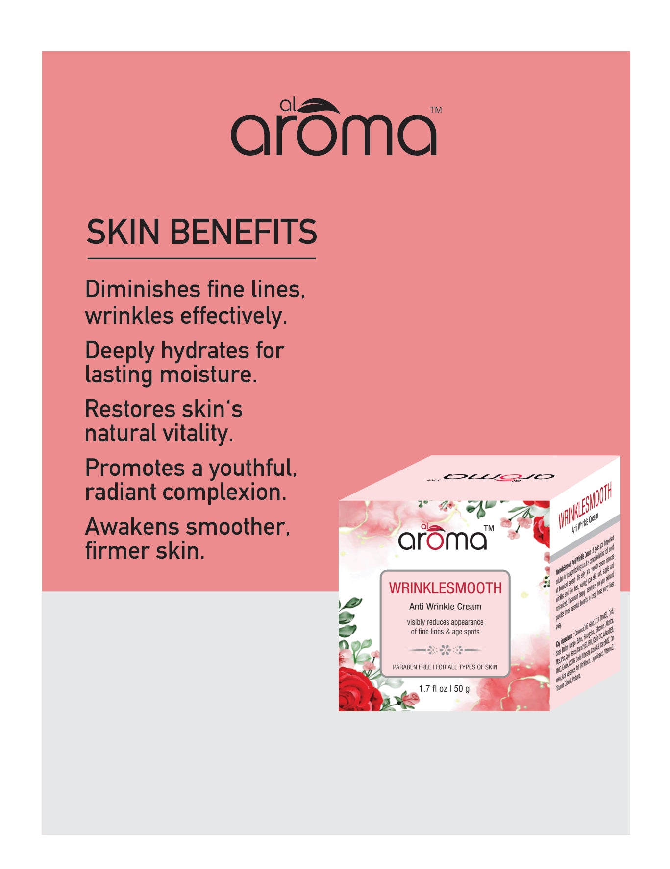 Wrinkle Smooth Anti-Wrinkle Cream – Firming & Age-Defying Cream with Retinol & Collagen Boosters