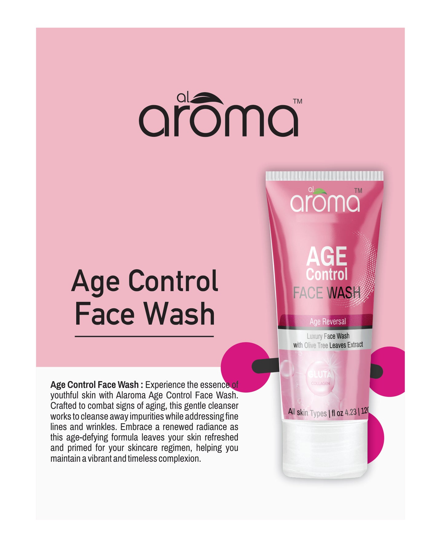 Age Control Face Wash – Anti-Aging Cleanser for Youthful & Firm Skin