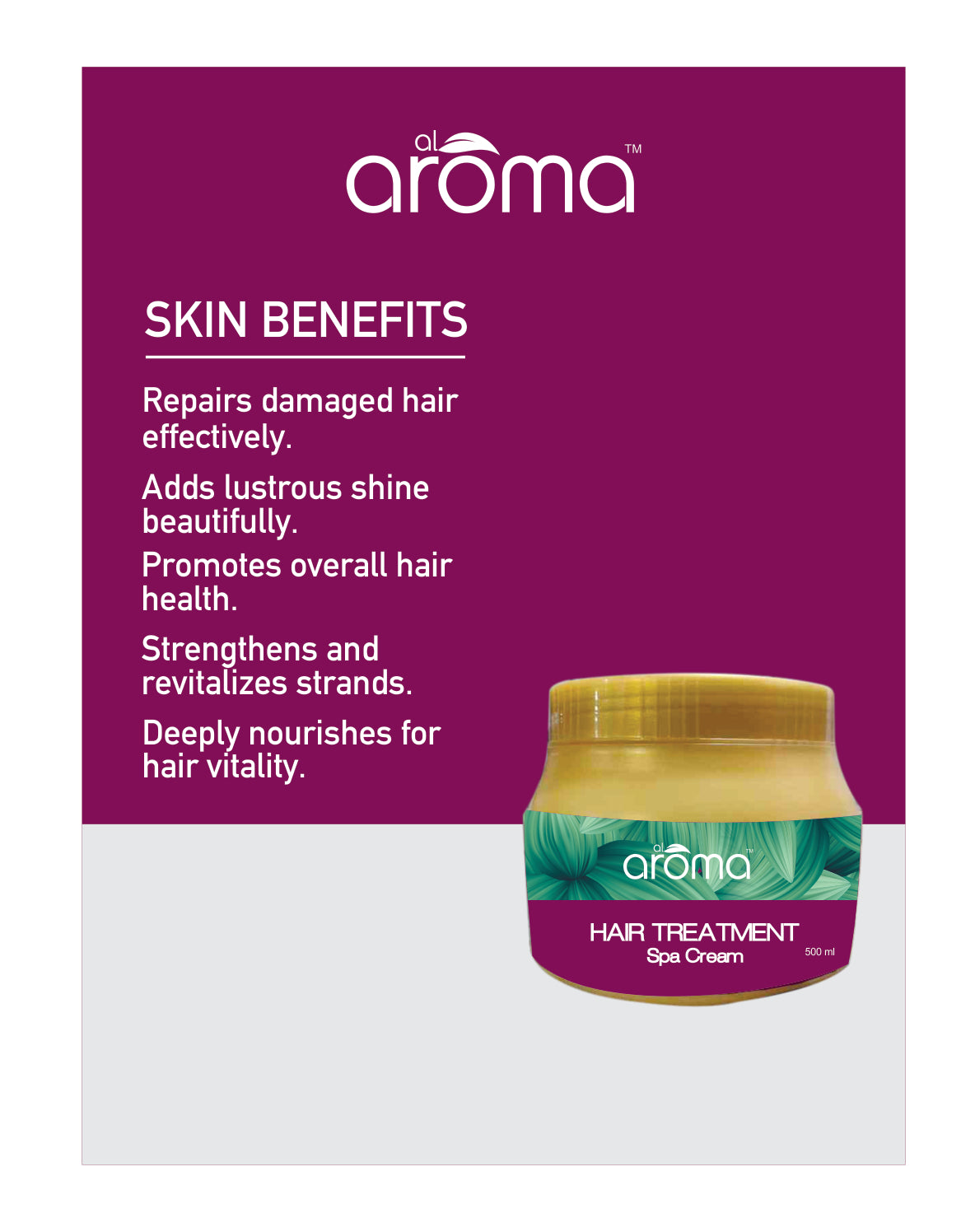 Hair Treatment Cream – Deep Repair & Nourishment for Damaged, Frizzy, and Chemically Treated Hair