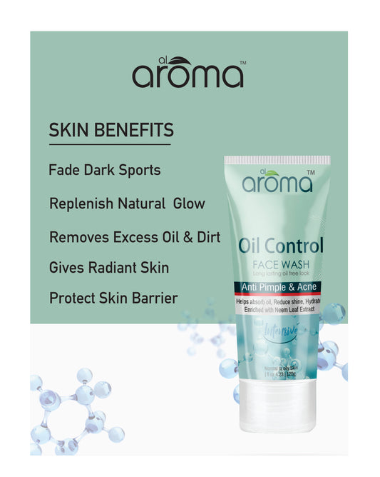 Oil Control Face Wash – Deep Cleansing Formula for Oily & Acne-Prone Skin