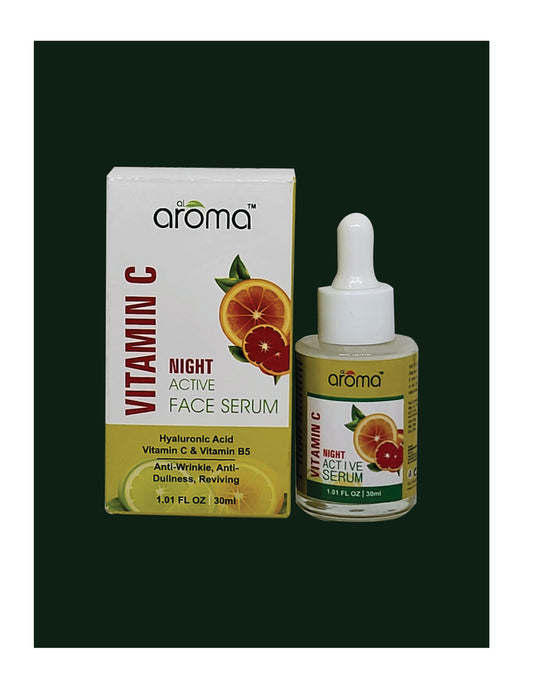 Night Active Face Serum – Overnight Repair & Hydration Serum