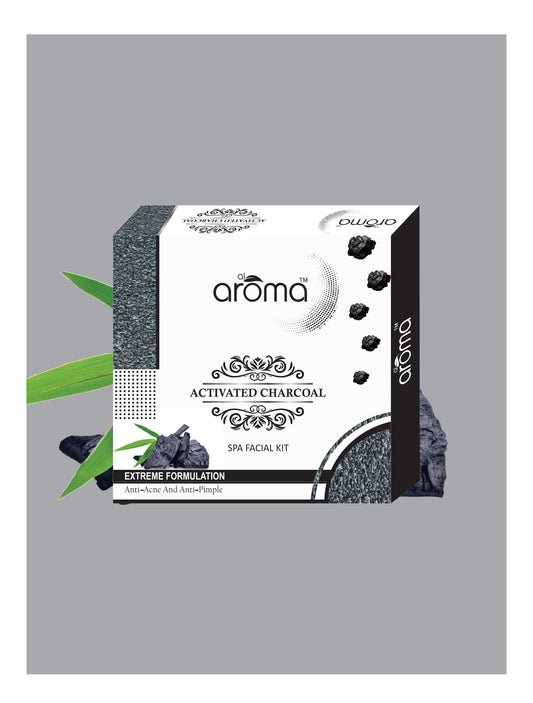 Activated Charcoal Spa Facial Kit – Deep Detox & Purifying Facial Treatment for All Skin Types