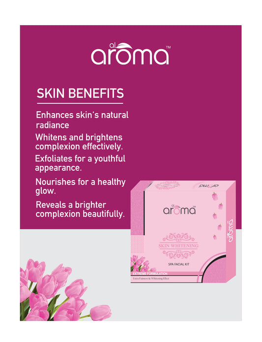 Skin Whitening Spa Facial Kit – Brightening & Pigmentation Control Treatment for Radiant Skin
