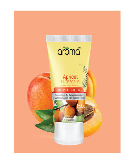 Apricot Face Scrub – Gentle Exfoliating Scrub for Smooth & Glowing Skin