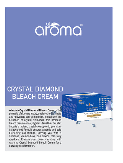 Crystal Diamond Bleach Cream – Instant Glow Bleach with Diamond Dust for Polished, Radiant Skin