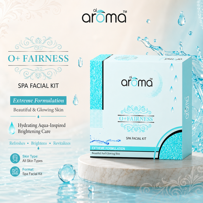 O+ Fairness Spa Facial Kit – Skin Brightening & Tan Removal Treatment for All Skin Types