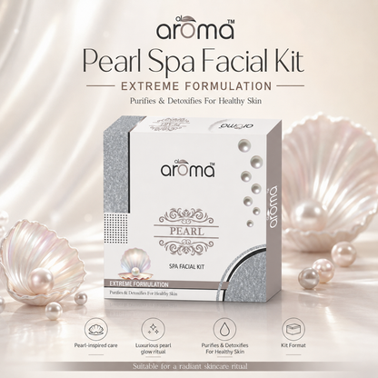 Pearl Spa Facial Kit – Skin Polishing & Brightening Facial Treatment for a Luminous Glow