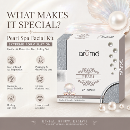 Pearl Spa Facial Kit – Skin Polishing & Brightening Facial Treatment for a Luminous Glow