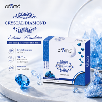 Crystal Diamond Spa Facial Kit – Instant Glow & Skin Polishing Treatment for All Skin Types