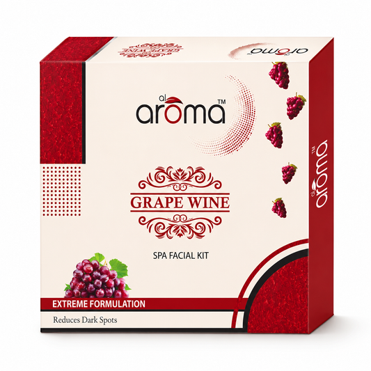 Grape Wine Spa Facial Kit – Rejuvenating Facial Glow Treatment for All Skin Types