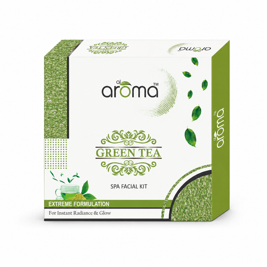 Green Tea Spa Facial Kit – Antioxidant-Rich Detox & Skin-Calming Facial Treatment