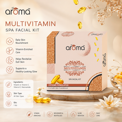 Multivitamin Spa Facial Kit – Skin Revitalizing & Nourishing Facial Treatment for Healthy Glow
