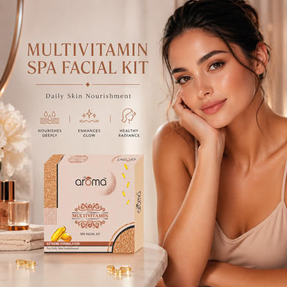 Multivitamin Spa Facial Kit – Skin Revitalizing & Nourishing Facial Treatment for Healthy Glow