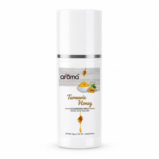 Turmeric Honey Cleansing Milk – Gentle Makeup Remover & Brightening Cleanser for Soft, Glowing Skin