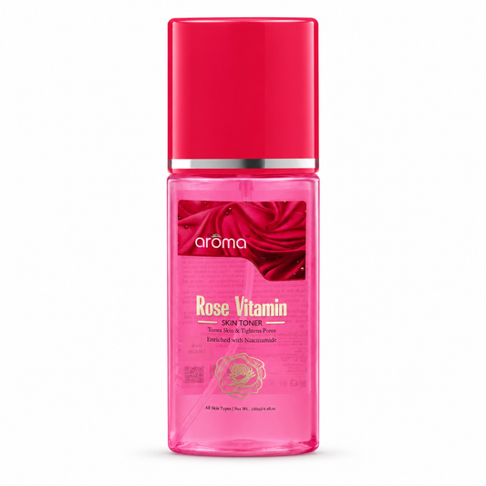 Rose Vitamin Skin Toner – Hydrating & Brightening Toner with Rose Water & Multivitamins
