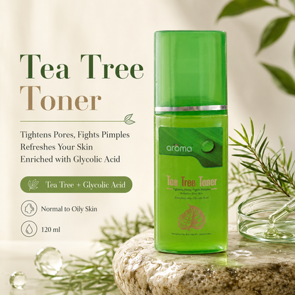 Tea Tree Toner – Pore-Tightening & Oil-Control Toner for Acne-Prone Skin