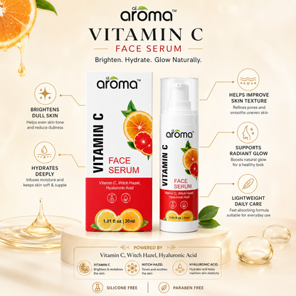 Vitamin C Face Serum – Brightening & Anti-Pigmentation Serum for Glowing, Even-Toned Skin