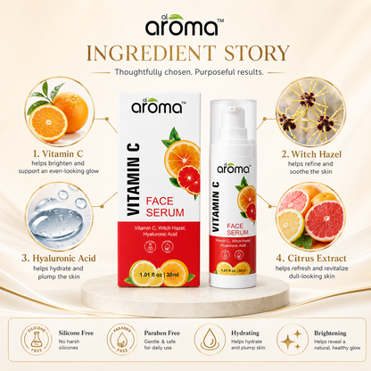 Vitamin C Face Serum – Brightening & Anti-Pigmentation Serum for Glowing, Even-Toned Skin