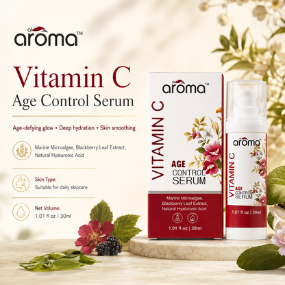 Age Control Face Serum – Anti-Wrinkle; Firming Serum with Retinol, Peptides; Hyaluronic Acid