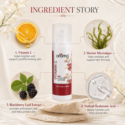 Age Control Face Serum – Anti-Wrinkle; Firming Serum with Retinol, Peptides; Hyaluronic Acid