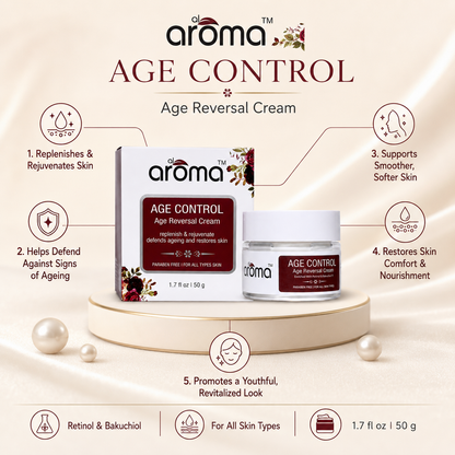 Age Control Age Reversal Cream – Anti-Wrinkle & Firming Moisturizer for Youthful Skin