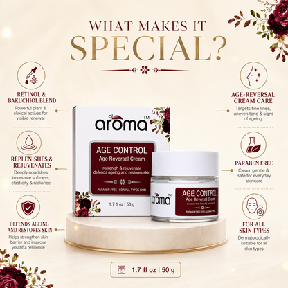 Age Control Age Reversal Cream – Anti-Wrinkle & Firming Moisturizer for Youthful Skin