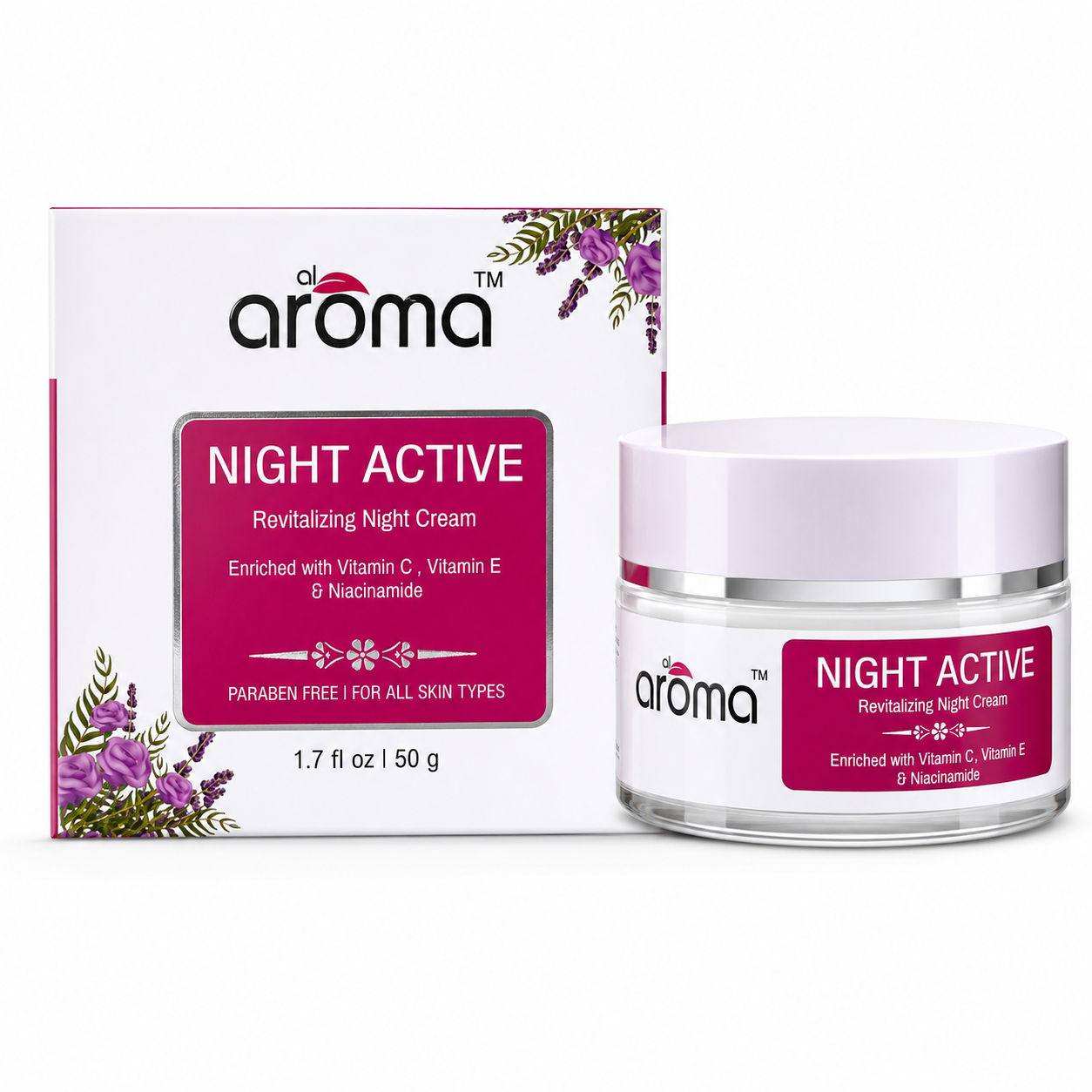 Night Active Revitalizing Cream – Overnight Repair & Hydration Cream for Glowing, Youthful Skin
